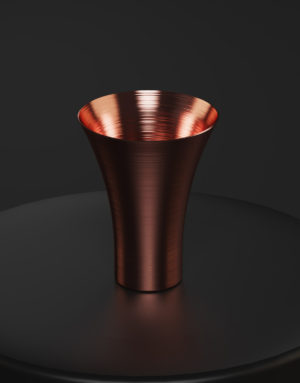 vase en cuivre véritable Edimate