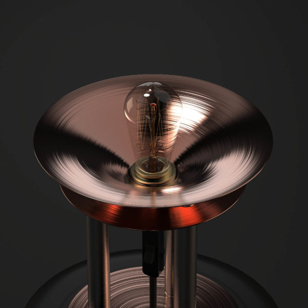 lampe à poser en cuivre véritable edimate
