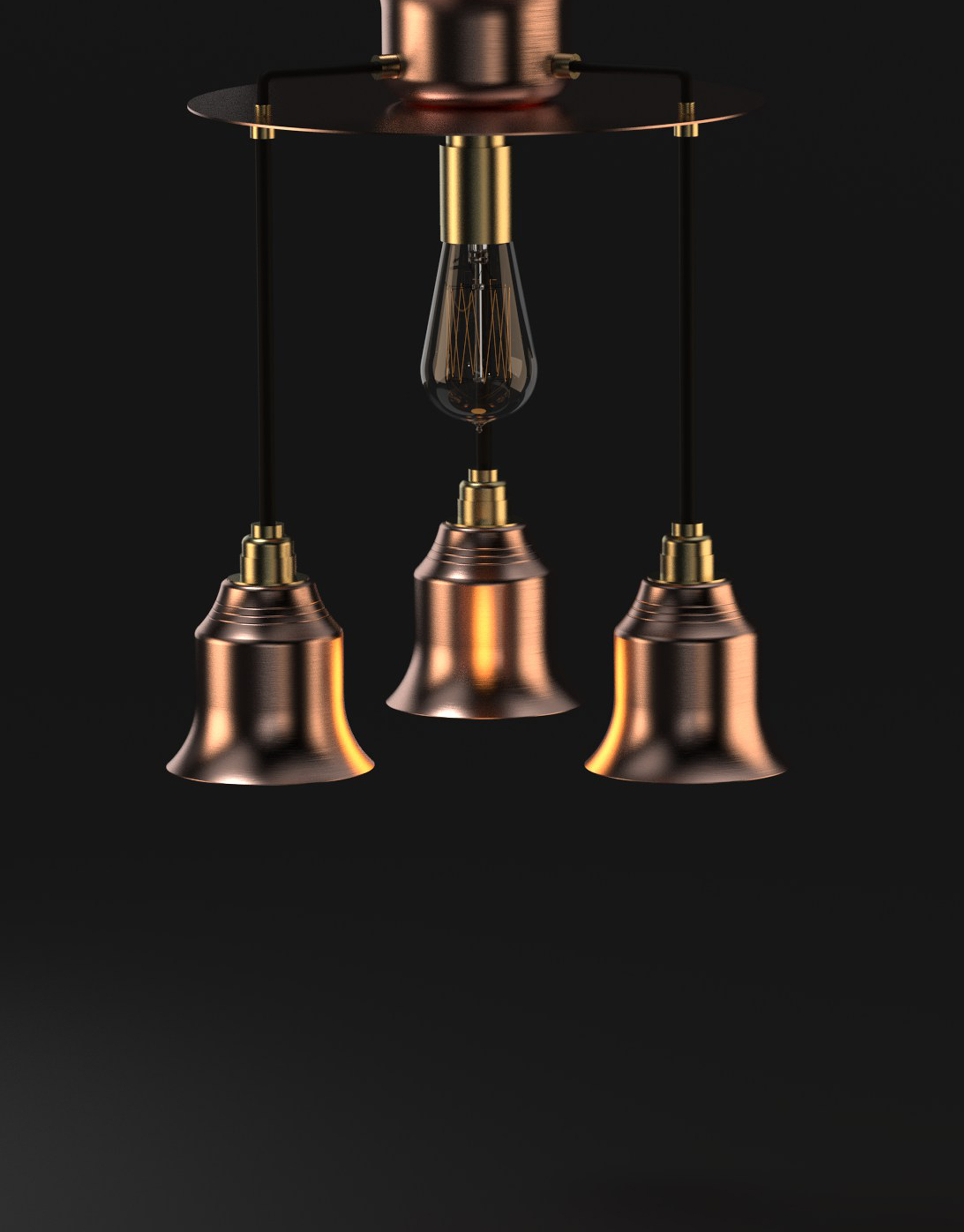 luminaire cuivre edimate
